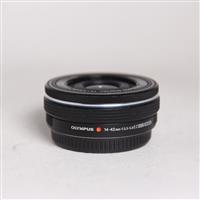 Used Olympus M.Zuiko Digital ED 14-42mm f/3.5-5.6 EZ Zoom Lens Black