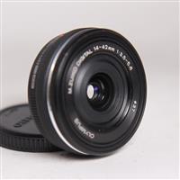 Used Olympus M.Zuiko Digital ED 14-42mm f/3.5-5.6 EZ Zoom Lens Black