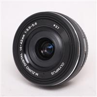 Used Olympus M.Zuiko Digital ED 14-42mm f/3.5-5.6 EZ Zoom Lens Black