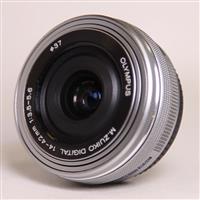 Used Olympus M.Zuiko Digital ED 14-42mm f/3.5-5.6 EZ Zoom Lens Silver