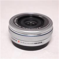 Used Olympus M.Zuiko Digital ED 14-42mm f/3.5-5.6 EZ Zoom Lens Silver