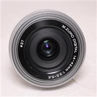 Used Olympus M.Zuiko Digital ED 14-42mm f/3.5-5.6 EZ Zoom Lens Silver