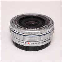 Used Olympus M.Zuiko Digital ED 14-42mm f/3.5-5.6 EZ Zoom Lens Silver
