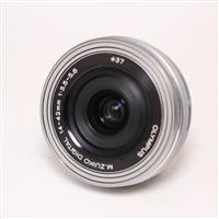 Used Olympus M.Zuiko Digital ED 14-42mm f/3.5-5.6 EZ Zoom Lens Silver