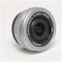 Used Olympus M.Zuiko Digital ED 14-42mm f/3.5-5.6 EZ Zoom Lens Silver