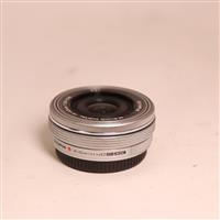 Used Olympus M.Zuiko Digital ED 14-42mm f/3.5-5.6 EZ Zoom Lens Silver