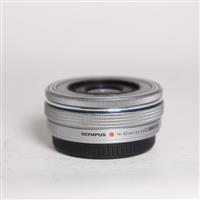 Used Olympus M.Zuiko Digital ED 14-42mm f/3.5-5.6 EZ Zoom Lens Silver