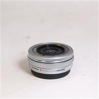 Used Olympus M.Zuiko Digital ED 14-42mm f/3.5-5.6 EZ Zoom Lens Silver