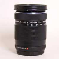 Used OM-System Digital ED 40-150mm f/4-5.6 R Zoom Lens Black