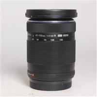 Used OM-System Digital ED 40-150mm f/4-5.6 R Zoom Lens Black