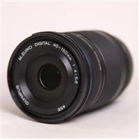 Used OM-System Digital ED 40-150mm f/4-5.6 R Zoom Lens Black