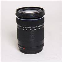 Used OM-System Digital ED 40-150mm f/4-5.6 R Zoom Lens Black