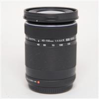 Used OM-System Digital ED 40-150mm f/4-5.6 R Zoom Lens Black