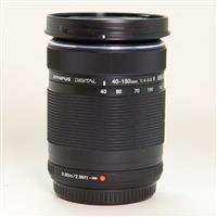Used OM-System Digital ED 40-150mm f/4-5.6 R Zoom Lens Black