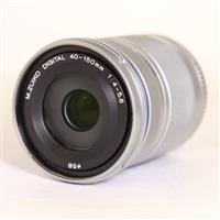 Used OM-System Digital ED 40-150mm f/4-5.6 R Zoom Lens Silver