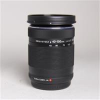 Used OM-System Digital ED 40-150mm f/4-5.6 R Zoom Lens Black
