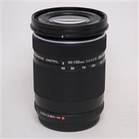 Used OM-System Digital ED 40-150mm f/4-5.6 R Zoom Lens Black