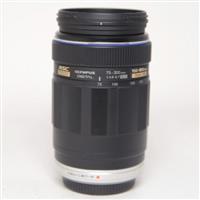 Used Olympus 75-300mm M.Zuiko f/4.8-6.7 Micro 4/3rds Lens Black