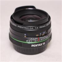 Used Pentax 15mm f4 ED AL  DA ED AL SMC Limited Lens