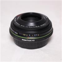 Used Pentax 40mm f2.8 DA SMC Limited Lens