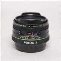 Used Pentax 15mm f4 ED AL DA ED AL SMC Limited Lens