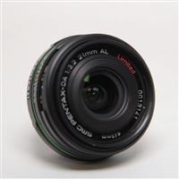 Used HD Pentax-DA 21mm f/3.2 AL Limited Lens Black