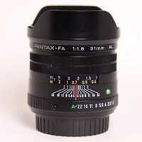 Used Pentax SMC FA 31mm f/1.8 Limited Lens Black