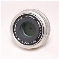 Used HD PENTAX-FA 43mm f/1.9 Limited Lens Silver