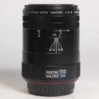 Used SMC Pentax-D FA 100mm f/2.8 WR Macro Lens