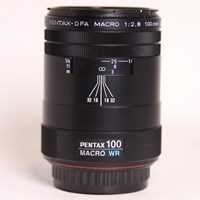 Used SMC Pentax-D FA 100mm f/2.8 WR Macro Lens