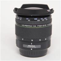 Used Pentax 10-17mm HD f3.5-4.5 DA ED Fisheye lens