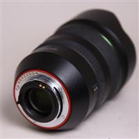 Used HD Pentax-D FA 15-30mm f/2.8 ED SDM WR Wide Angle Zoom Lens