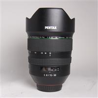 Used HD Pentax-D FA 15-30mm f/2.8 ED SDM WR Wide Angle Zoom Lens