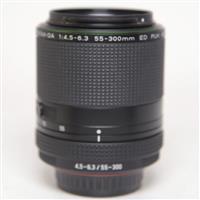 Used HD Pentax-DA 55-300mm f/4.5-6.3 ED PLM WR RE Telephoto Zoom Lens