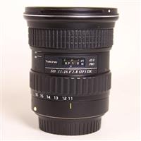 Used Tokina AT-X 116 PRO DX-II 11-16mm f/2.8 Zoom Lens Canon EF Mount
