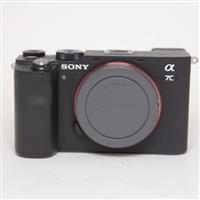 Used Sony a7C Full Frame Mirrorless Camera Body In Black