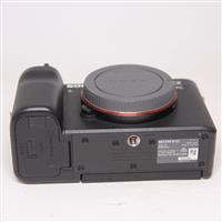 Used Sony a7C Full Frame Mirrorless Camera Body In Black