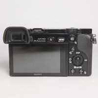 Used Sony a6000 Mirrorless Camera Body Black