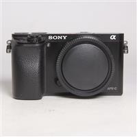 Used Sony a6000 Mirrorless Camera Body Black