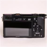 Used Sony a6000 Mirrorless Camera Body Black