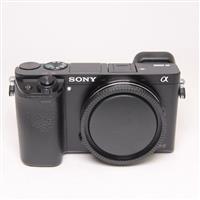 Used Sony a6000 Mirrorless Camera Body Black