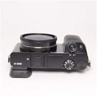 Used Sony a6000 Mirrorless Camera Body Black