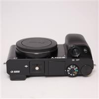 Used Sony a6000 Mirrorless Camera Body Black