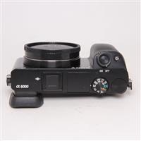 Used Sony a6000 Mirrorless Camera Body Black