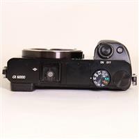 Used Sony a6000 Mirrorless Camera Body Black