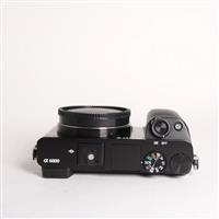 Used Sony a6000 Mirrorless Camera Body Black