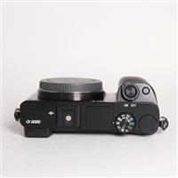 Used Sony a6000 Mirrorless Camera Body Black