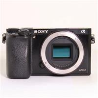 Used Sony a6000 Mirrorless Camera Body Black
