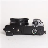 Used Sony a6000 Mirrorless Camera Body Black