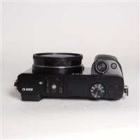Used Sony a6000 Mirrorless Camera Body Black